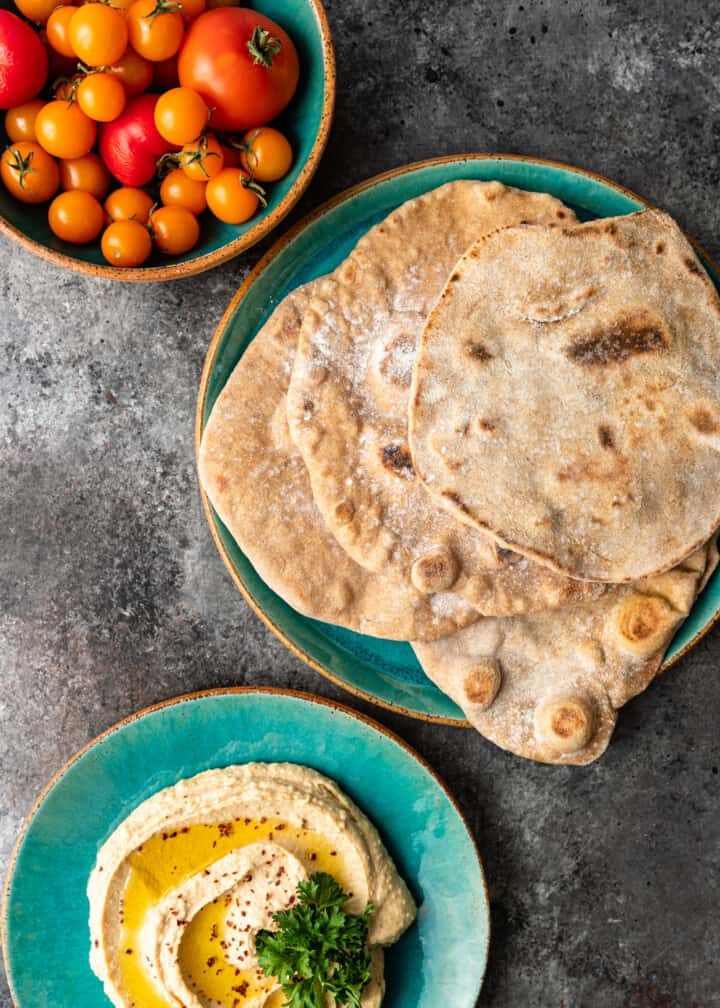 Pita Bread Recipe (Khubz) + Video | Silk Road Recipes