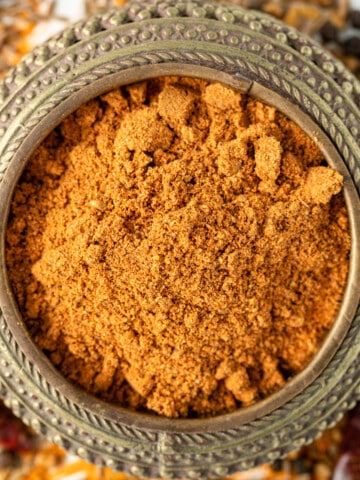 berbere spice mix in small bowl