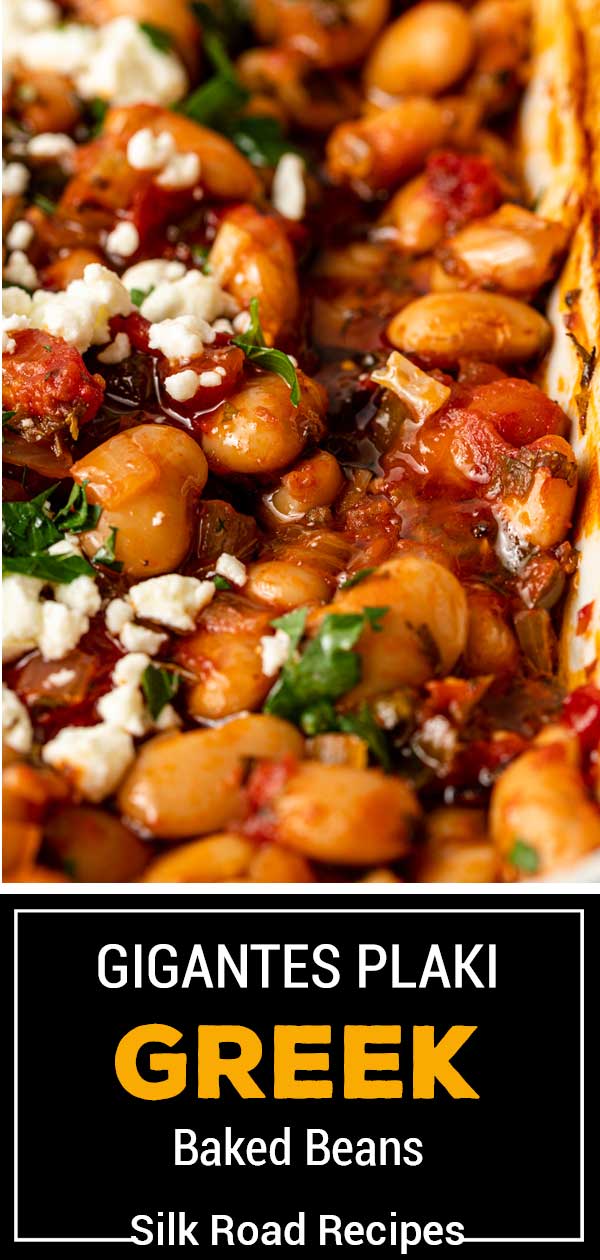 titled image (and shown): gigantes plaki Greek baked beans