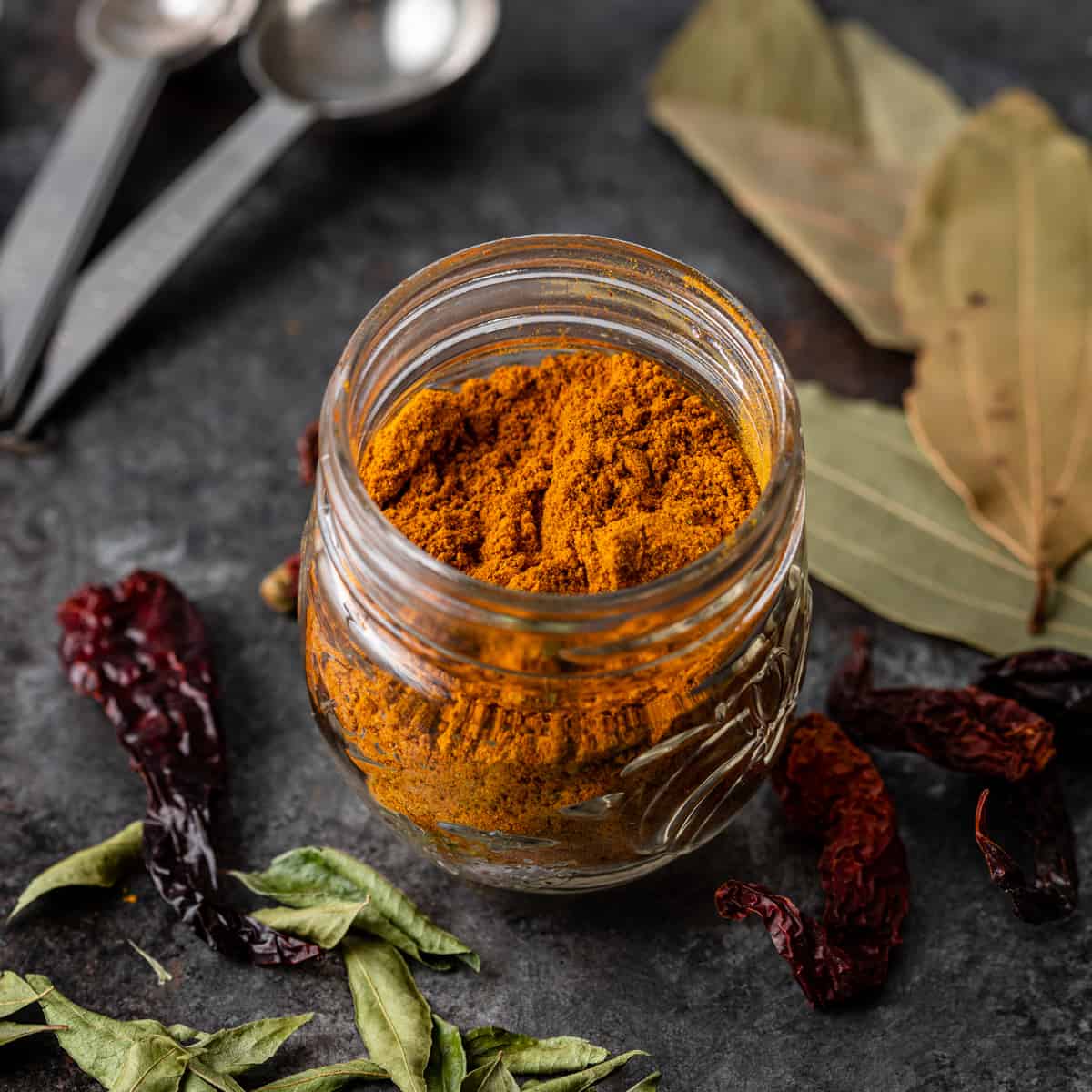 Madras Curry Powder in a jar