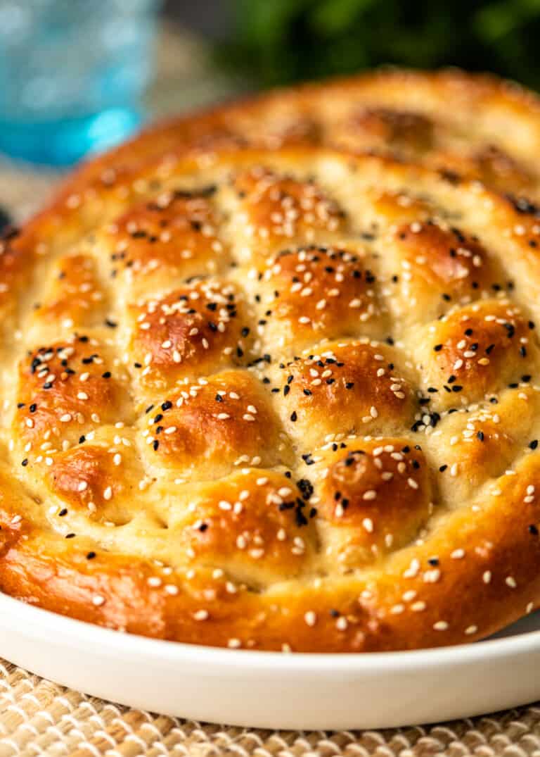close up shot of turkish bread