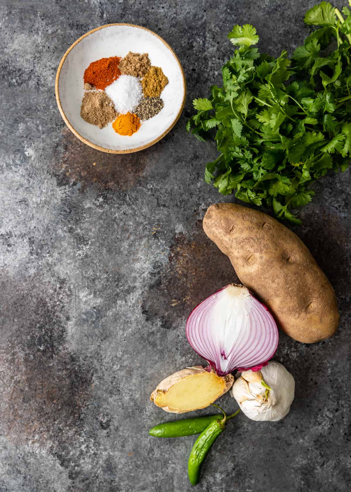 ingredients to make Potato Pakora
