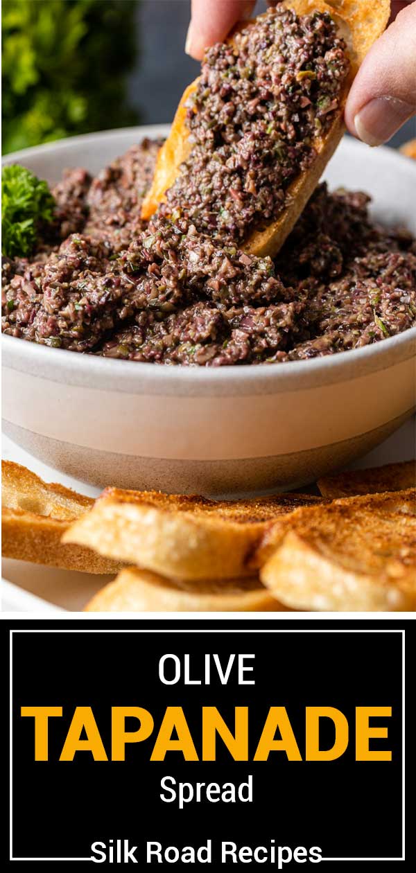 ready to serve Olive Tapenade in a bowl