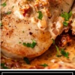 creamy tuscan chicken with sauce