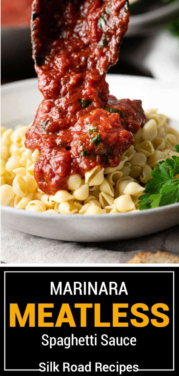titled image (and shown): marinara meatless spaghetti sauce
