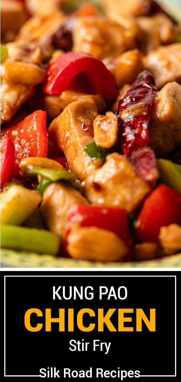 titled image (and shown): kung pao chicken stir fry