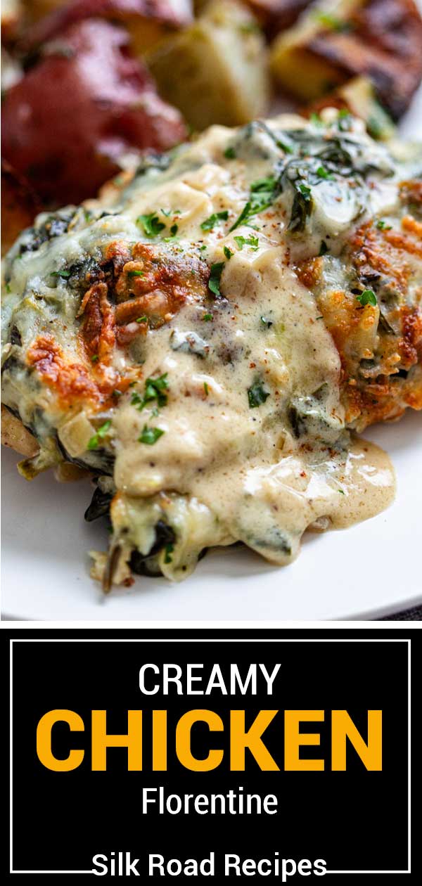 titled image (and shown): creamy chicken florentine